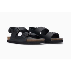 MEPHISTO MEPHISTO NARDO SANDAL BLACK SCRATCH