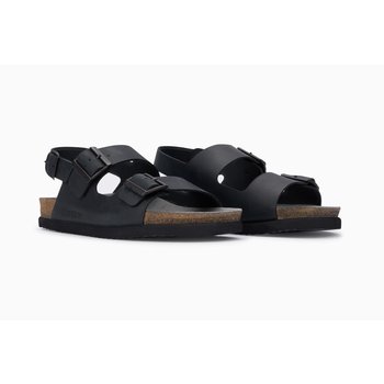 MEPHISTO MEPHISTO NARDO SANDAL BLACK SCRATCH