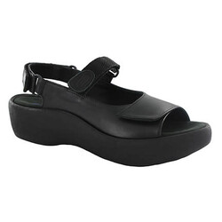 WOLKY WOLKY JEWEL SANDAL BLACK SMOOTH LEATHER