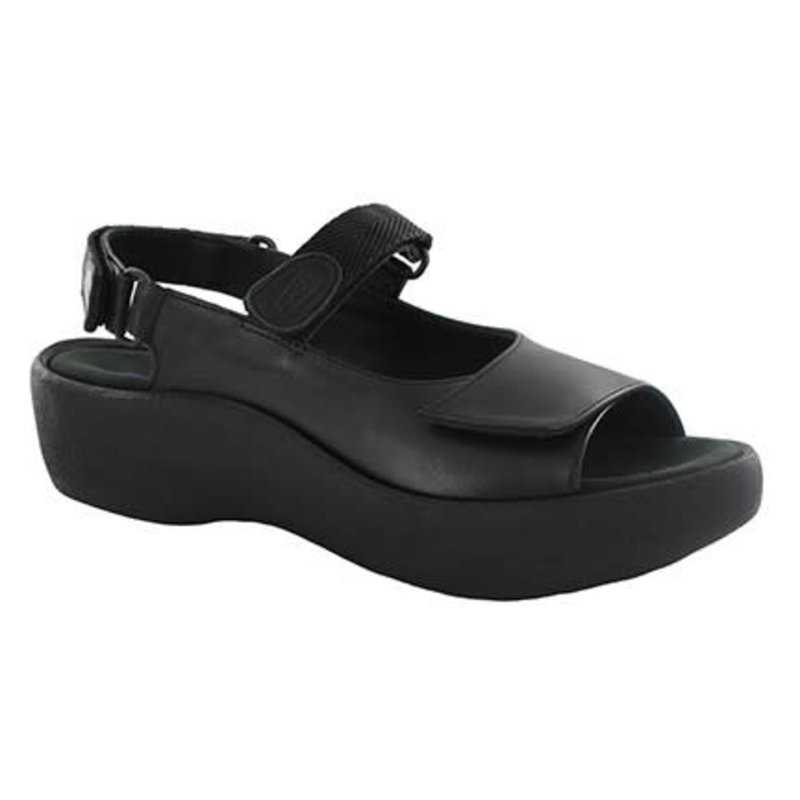 WOLKY WOLKY JEWEL SANDAL BLACK SMOOTH LEATHER