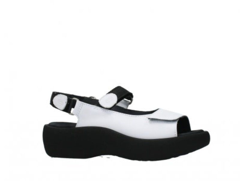 WOLKY WOLKY JEWEL SANDAL WHITE SMOOTH LEATHER