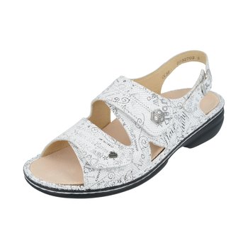 FINN COMFORT FINN COMFORT MILOS SANDAL BIANCO WORDS