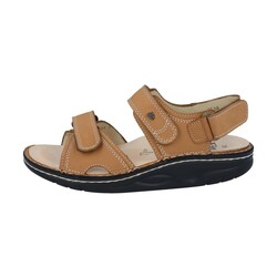 FINN COMFORT FINN COMFORT YUMA ROCKER SANDAL ALMOND NUBUCK