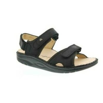 FINN COMFORT FINN COMFORT YUMA ROCKER SANDAL BLACK BUGGY