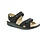 FINN COMFORT FINN COMFORT YUMA ROCKER SANDAL BLACK BUGGY