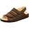 FINN COMFORT FINN COMFORT SYLT SANDAL DARK BROWN SARATOGA