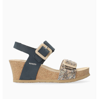 MEPHISTO MEPHISTO LISSIA SANDAL NAVY LEATHER