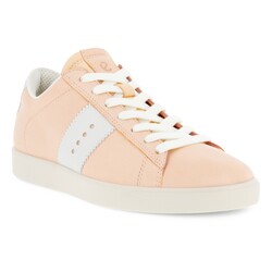 ECCO ECCO STREET LITE WOMENS SNEAKER  WHITE/ PEACH NECTAR