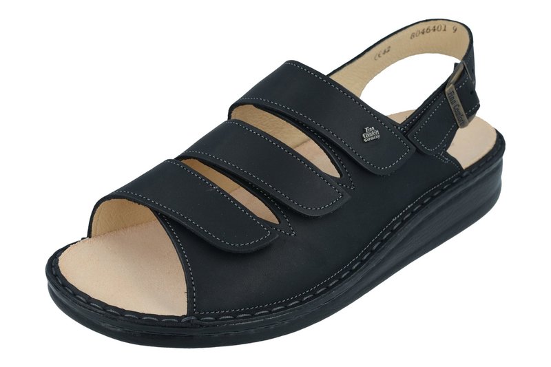 FINN COMFORT FINN COMFORT SYLT SANDAL BLACK NURI