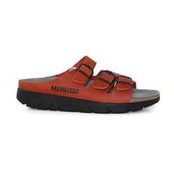 MEPHISTO MEPHISTO ZACH SANDAL RED SCRATCH