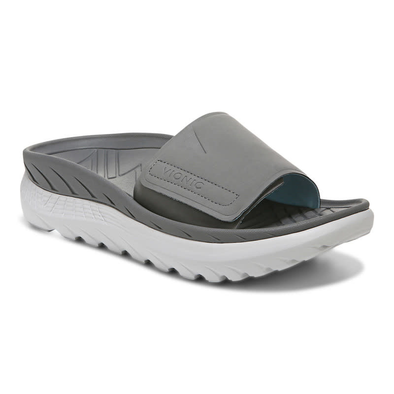VIONIC VIONIC BLISSFUL REJUVENATE PLATFORM SANDAL CHARCOAL/VAPOUR