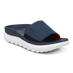 VIONIC VIONIC BLISSFUL REJUVENATE PLATFORM SANDAL NAVY