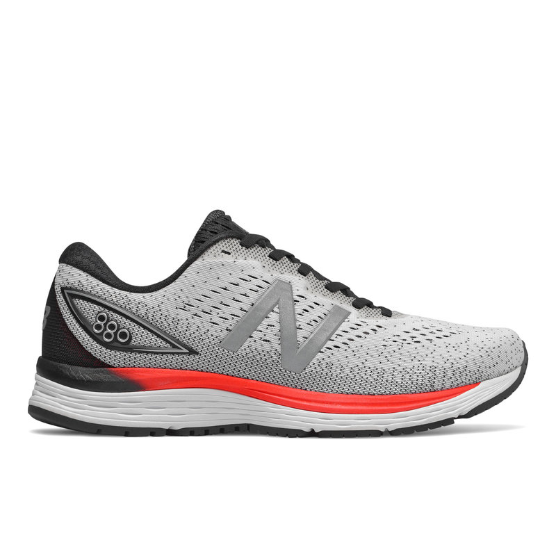 NEW BALANCE NEW BALANCE- MENS- M880WT9- WHITE/BLACK/ ENERGY RED