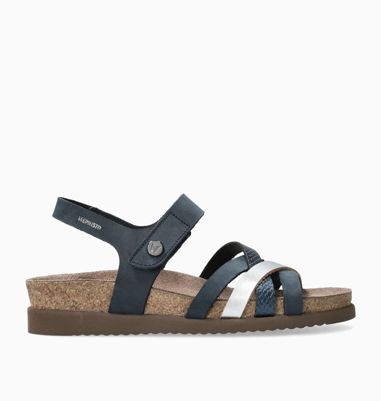 MEPHISTO MEPHISTO HALINKA SANDAL NAVY LEATHER