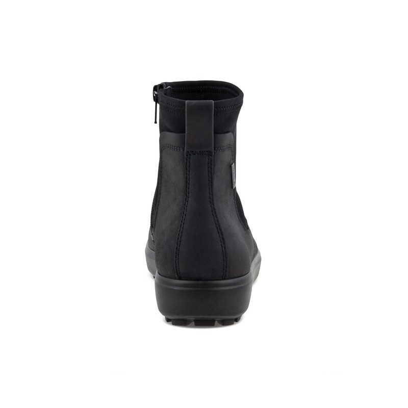 ECCO- SOFT 7 TRED WOMENS CHELSEA BOOT- BLACK/BLACK - Foot Sensation