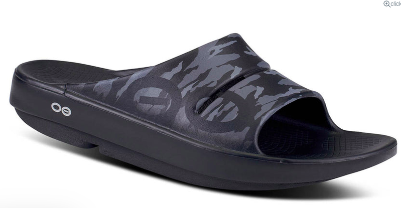 OOFOS OOFOS OOAHH SPORT SLIDE SANDAL BLACK CAMO Foot Sensation