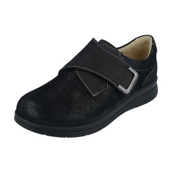 FINN COMFORT FINN COMFORT NEIVA SHOE VELCRO BLACK BALENA STRETCH/ BUGGY