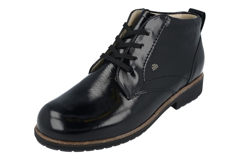 FINN COMFORT FINN COMFORT CRANSTON BOOT BLACK PATENT