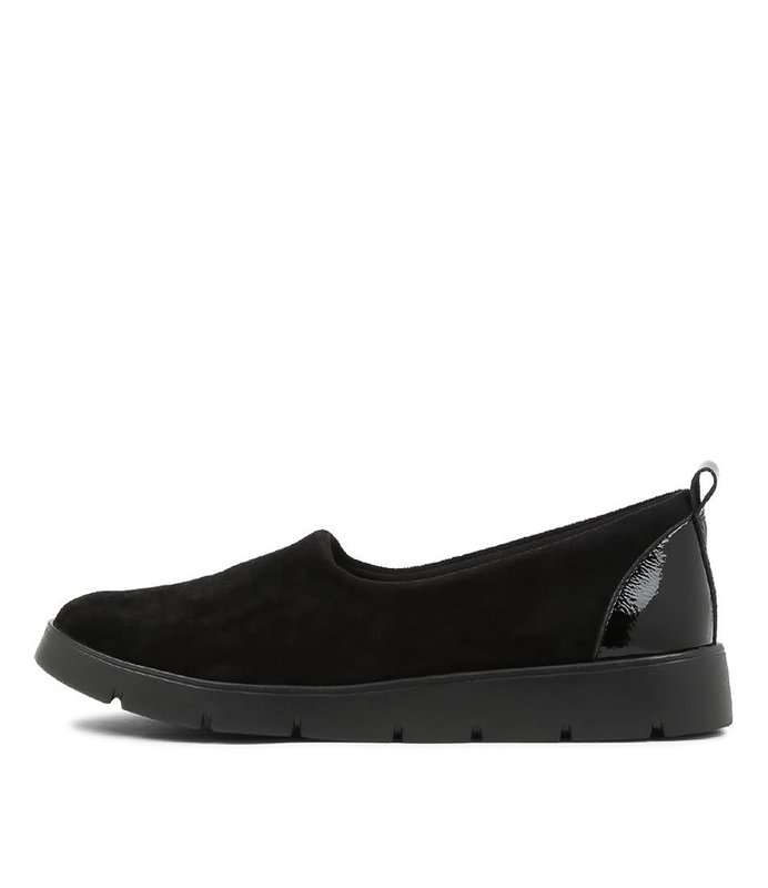 ZIERA ZIERA- MARIAN- BLACK MICROSUEDE