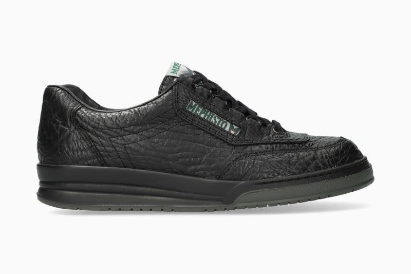 MEPHISTO MEPHISTO MATCH SHOE BLACK LEATHER