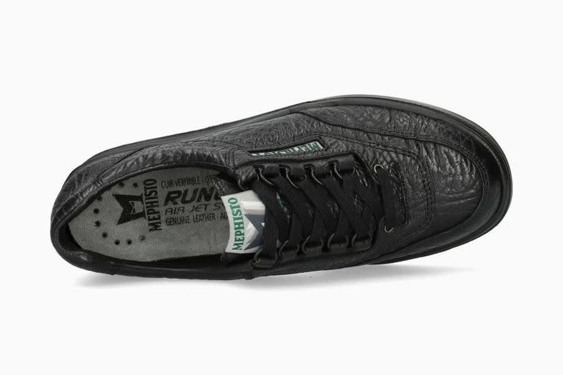 MEPHISTO MEPHISTO MATCH SHOE BLACK LEATHER