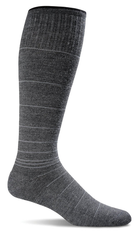 SOCKWELL SOCKWELL- CIRCULATOR MENS- CHARCOAL- 15-20 mmHg