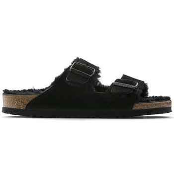 BIRKENSTOCK BIRKENSTOCK- ARIZONA SHEARLING- BLACK SUEDE/ SHEARLING