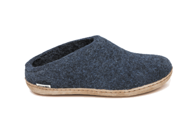 GLERUPS GLERUPS- SLIP-ON- LEATHER- DENIM