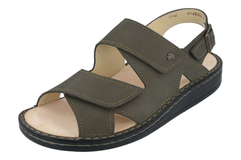FINN COMFORT FINN COMFORT TORO SANDAL SOFT MUD NUBUCK