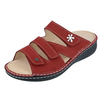 FINN COMFORT FINN COMFORT GRENADA SLIDE MELLOW SOFT CHILI NUBUCK