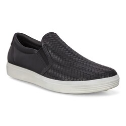 ECCO ECCO  SOFT 7 WOMENS SLIP ON  BLACK