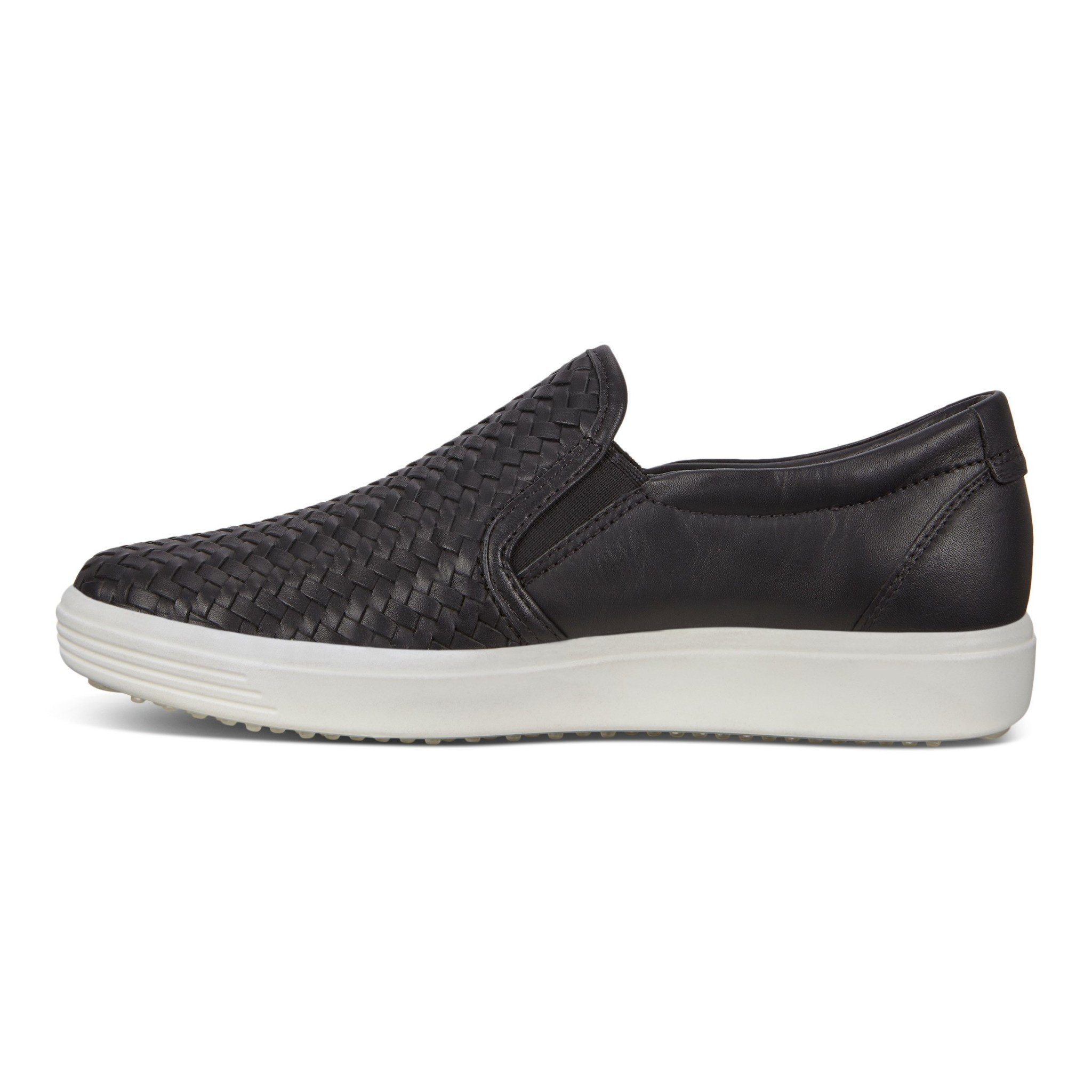 ECCO ECCO- SOFT 7 WOMENS SLIP-ON- BLACK - Foot Sensation