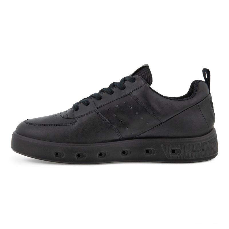 Ecco soft retro sales sneaker black