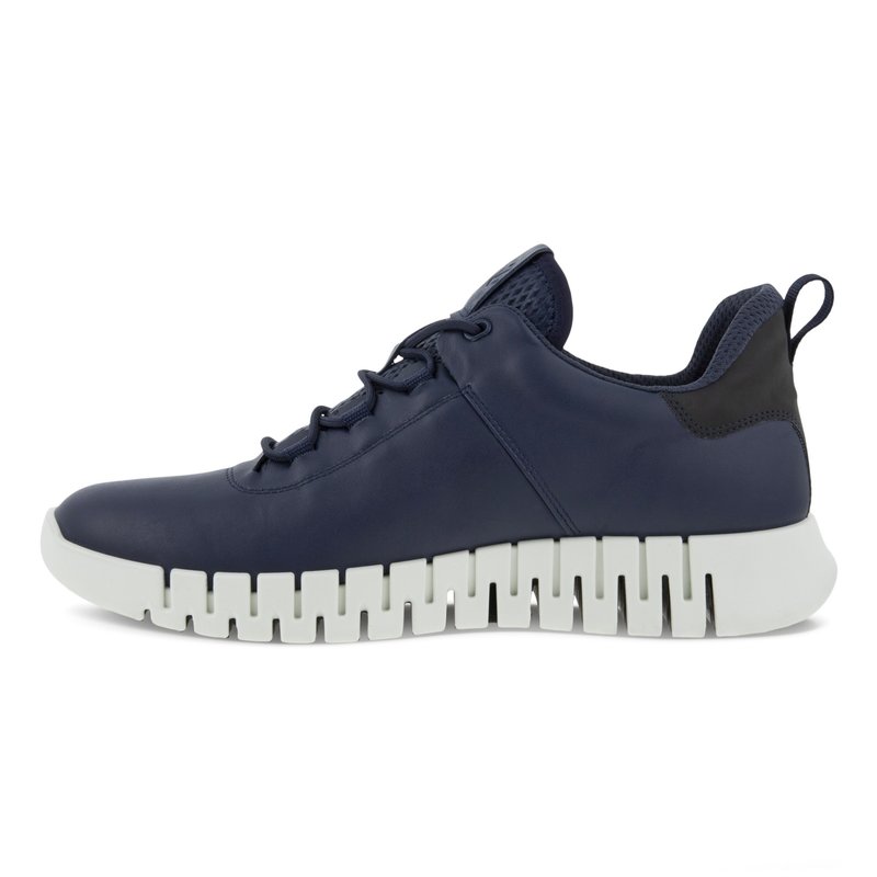 ECCO ECCO GRUUV SNEAKER LACE UP M  MARINE/MARINE LEATHER