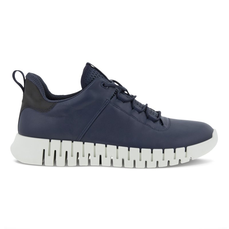 ECCO ECCO GRUUV SNEAKER LACE UP M  MARINE/MARINE LEATHER