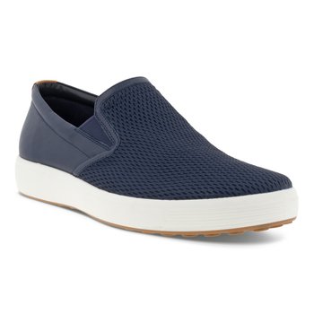 ECCO ECCO  SOFT 7 Ms SLIP ON  MARINE/MARINE/LION