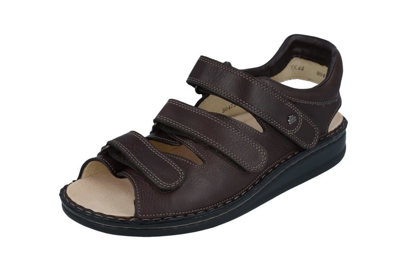 FINN COMFORT FINN COMFORT TUNIS SANDAL CHOCO NEYMAR LEATHER