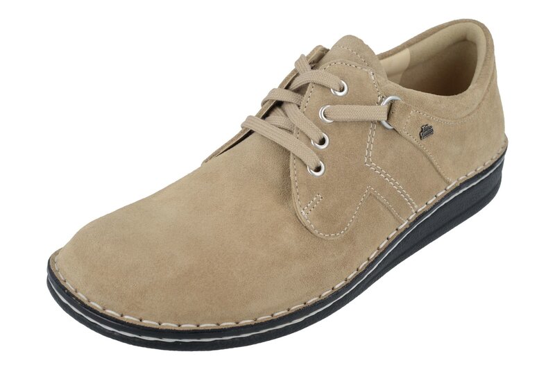 FINN COMFORT FINN COMFORT VAASA LACE UP TAUPE SUEDE