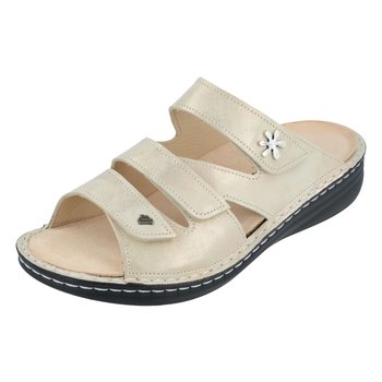 FINN COMFORT FINN COMFORT GRENADA SLIDE MELLOW SOFT CHAMPAGNE