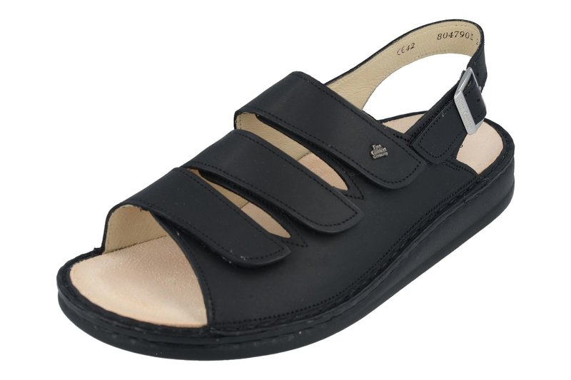 FINN COMFORT FINN COMFORT SYLT SANDAL BLACK SIRIO