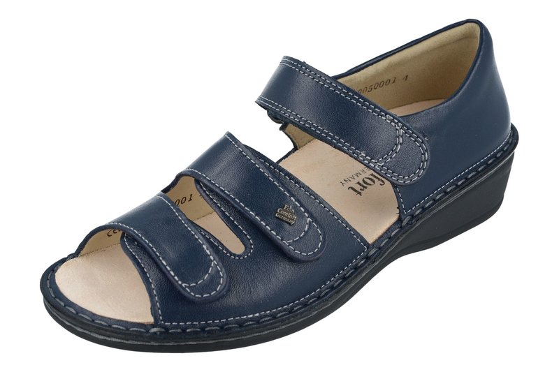 FINN COMFORT FINN COMFORT USEDOM CLOSED HEEL SANDAL ATLANTIC NUBE