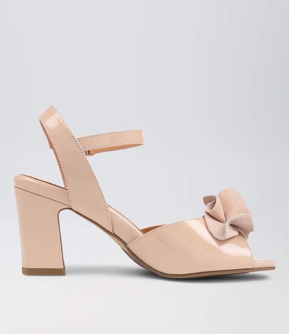 ZIERA ZIERA ANTONIA NUDE PATENT SUEDE Foot Sensation