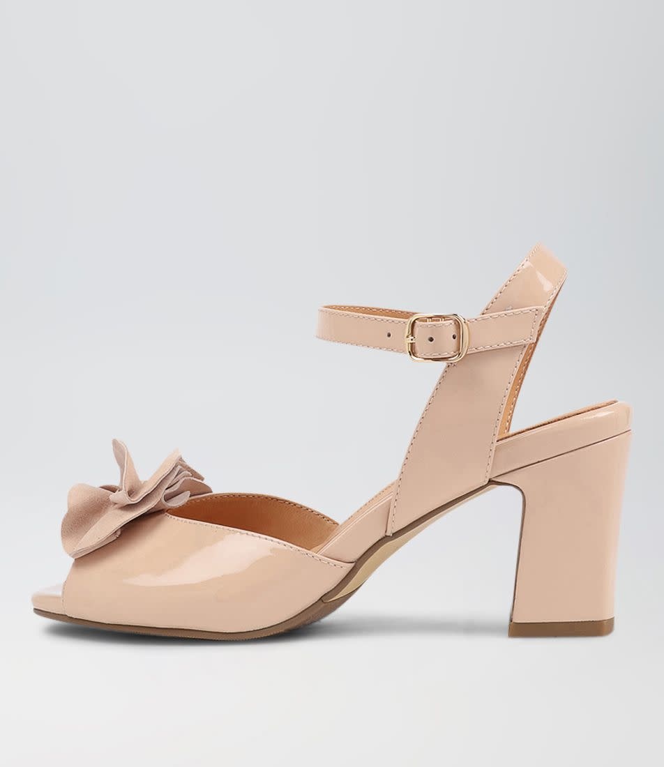 ZIERA ZIERA ANTONIA NUDE PATENT SUEDE Foot Sensation