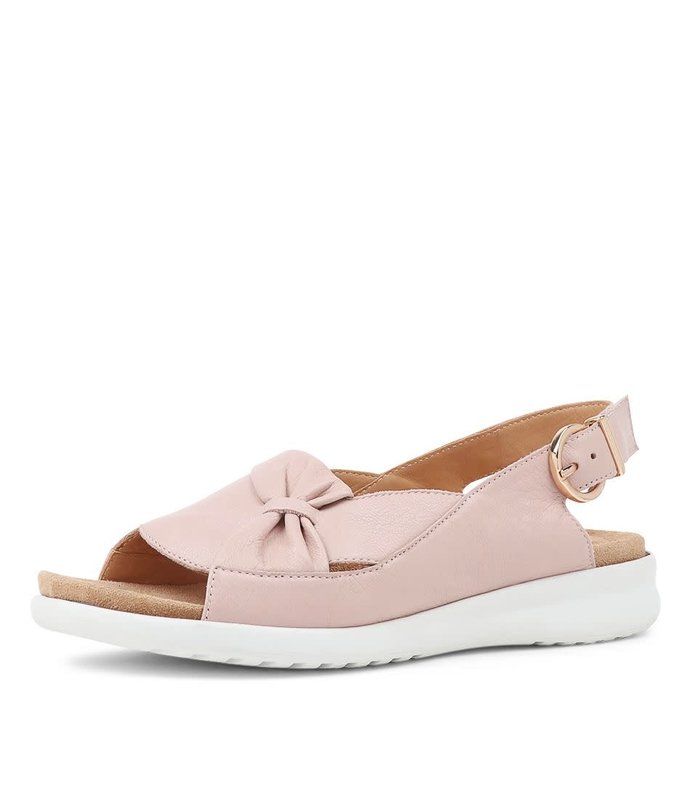 ZIERA ZIERA BARI SANDAL CAFE BLUSH LEATHER
