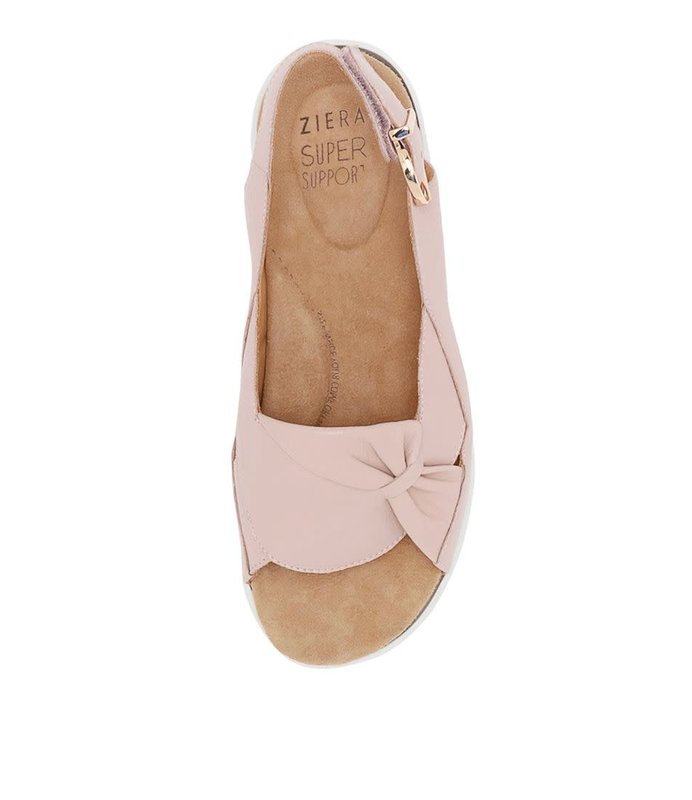 ZIERA ZIERA BARI SANDAL CAFE BLUSH LEATHER