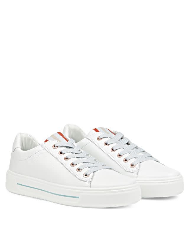 ARA SHOES ARA SHOES- CAMDEN- WHITE- ORANGE- BLUE CALF