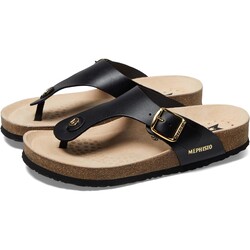 MEPHISTO MEPHISTO MELINDA THONG SANDAL BLACK