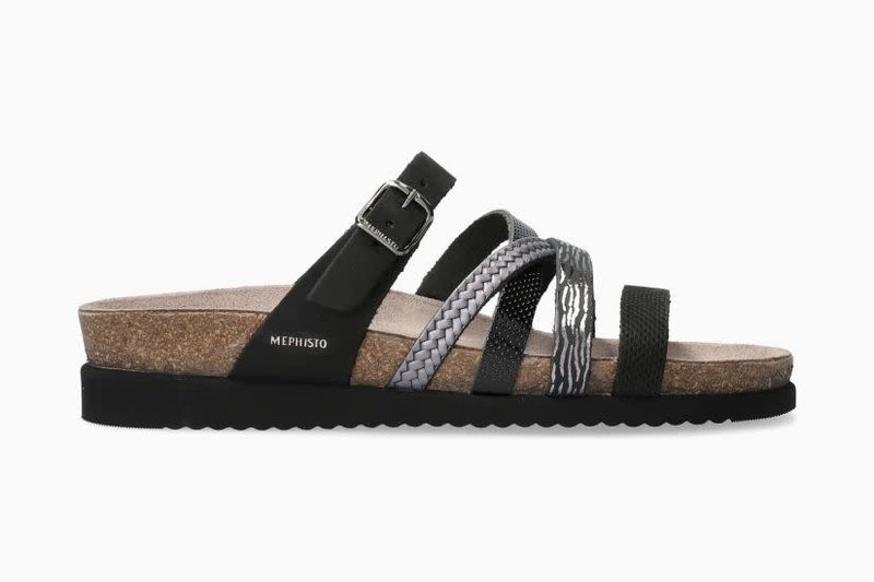 MEPHISTO MEPHISTO HULEDA SANDAL BLACK SPLIT