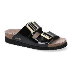 MEPHISTO MEPHISTO HESTER SANDAL BLACK VERNIS