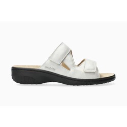 MEPHISTO MEPHISTO MOBILS GEVA SLIDE WHITE LEATHER